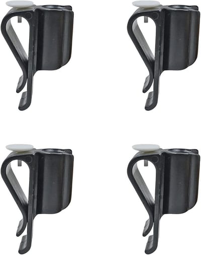 Golf Club Organisatoren - Putter Clips Houder - Golftas Organiseren - Set van 4 Clips - 3 Inch Lengte - Zwart