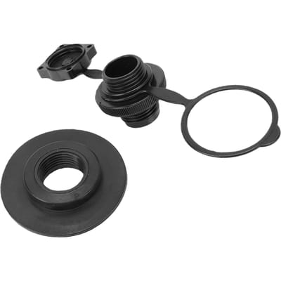 Opblaasbare Boot Luchtventiel 22mm Buiten Diameter Schroefdraad Boot Spiraalvormige Luchtplug Opblaasbare Kajak Vlot Accessoires black