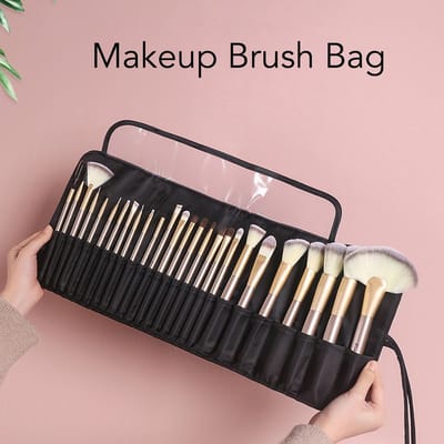 Allecto - Make-upborstelkoffer - Cosmetische Organizer - Grote Capaciteit - Zwart - Waterdicht - Perfect voor Reis - Maak het gemakkelijk om je bor..