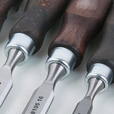 Houten Beitels Set - Houtsnijwerk Gereedschap - Houtbewerking Ambachten - Precisie Geslepen Bladen - 6 12 20 26mm - Natuurlijk