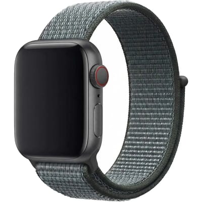 2+1 | Apple Watch Bandje Osvo - Geweven - Nylon - Storm Grijs