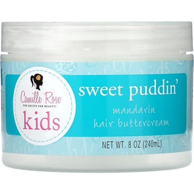Camille Rose, Children's, Sweet Pudine Mandarin Hair Buttercream, 8 oz (240 ml) white