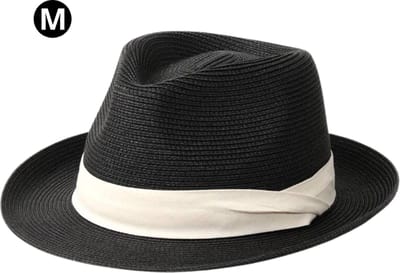 Nivard Zonnehoed - Reishoed - UV Beschermende Hoed - Bucket Hat - Festival - Pet - Hoedje Voor Dames & Heren - Hoofdbescherming - Zwart - Maat M