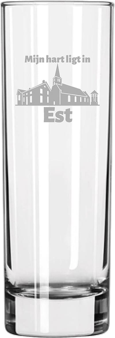 Gegraveerde Longdrinkglas 22cl Est