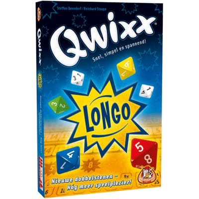 White Goblin Games Qwixx Longo - Dobbelspel met langere getallenrijen - Snel & spannend