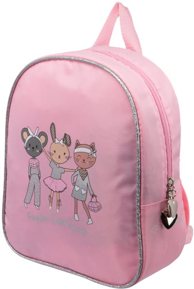 Papillon 25PK9911 - Ballettas Meisje Roze - Danstas Ballet Friends - Rugzak voor meisjes - Schooltas voor balletspullen - Schattigste ballettasje - Groot vak met ritssluiting - One size