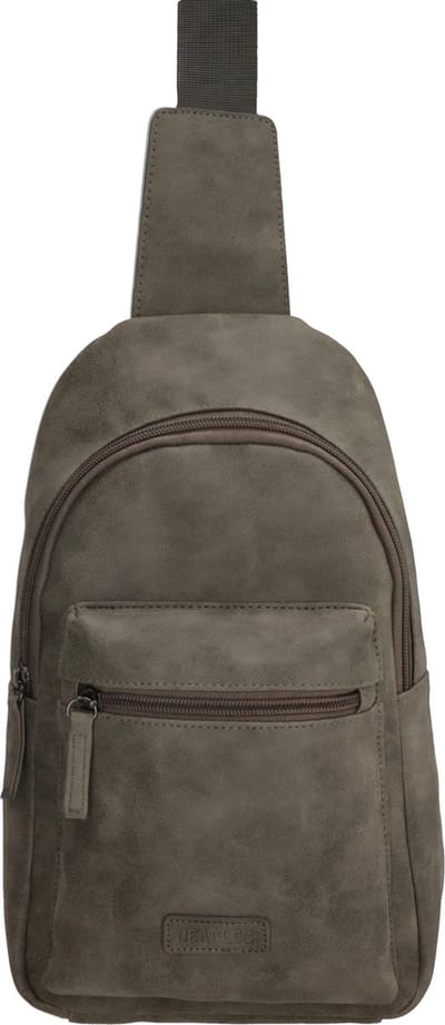 Beagles Arjonilla Crossbody Schoudertas - 2 manieren te dragen - Buik en Rug - Donkergrijs