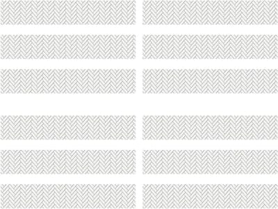12 stuks zelfklevende trapstickers met modern minimalistisch baksteenpatroon, decoratieve trapverhogers voor een stijlvolle uitstraling, 18 x 100 cm