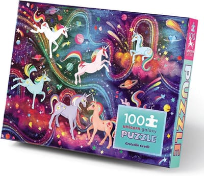 Crocodile Creek Holografische Puzzel Unicorn Galaxy - 100 stukjes