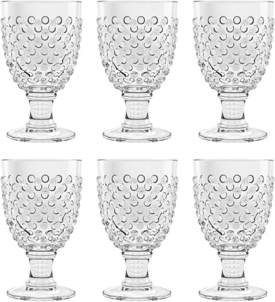 Plastic Drinkglazen - Bekers Set - Buiten Gebruik - Onbreekbaar Ontwerp - 6 Stuks 500ml - Helder
