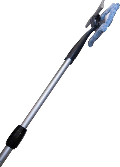 D&L Telescopische Watersteel + Waterdoorlatende Inwasser met Siliconen Raamtrekker - 2 M