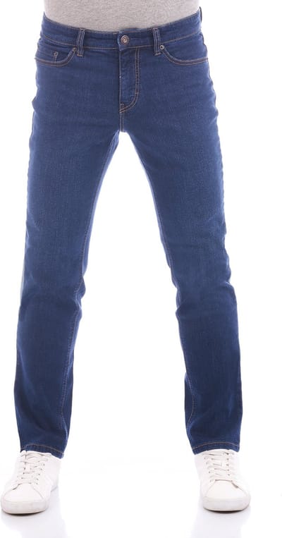 PADDOCK`S Heren Jeans Broeken Ranger Pipe slim Fit Blauw Volwassenen Denim Jeansbroek