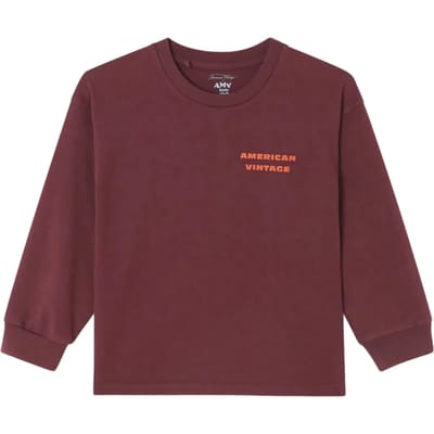 Kinder T-shirt met lange mouwen met print American Vintage Fizvalley