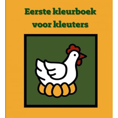 Eerste Kleurboek Voor Kleuters :: Boerderij - Mieke Stevens