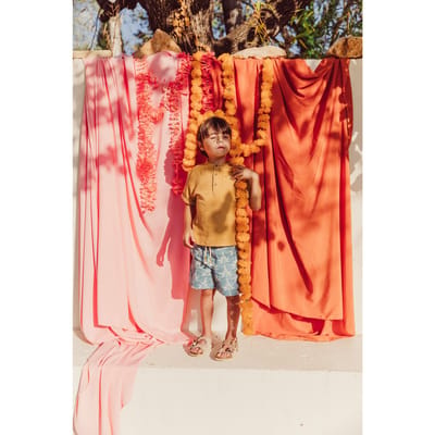 Louise Misha Shirt Arun Honey Size: 4Y | Shirts Outlet | Unisex | Goud