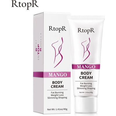 RtopR Mango Body Cream Verstevigt de huid De perfecte taille- en beenlijnmassage 1pcs white
