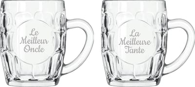 Bierpul gegraveerd - 55cl - Le Meilleur Oncle & La Meilleure Tante