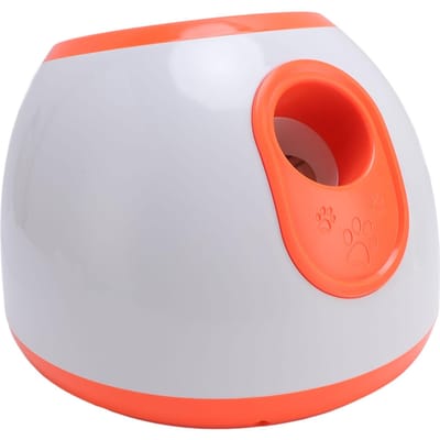 Lanceur de balles automatique pour chien, lanceur de balles interactif pour animaux de compagnie, machine à balles de tennis pour chien avec 3 balles US Plug