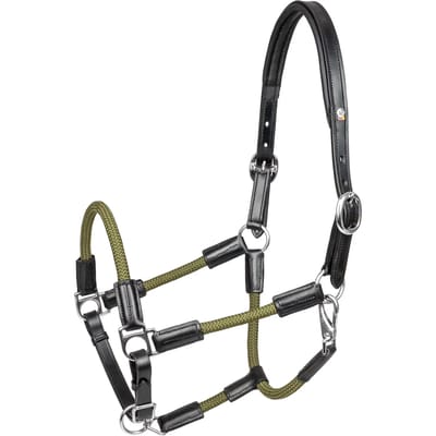 WALDHAUSEN X-LINE NEVADA LEDEREN HALSTER Zwart-groen