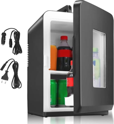 Draagbare mini-koelkast 15L - Multifunctionele koel- en verwarmingsbox voor auto, camping en kantoor