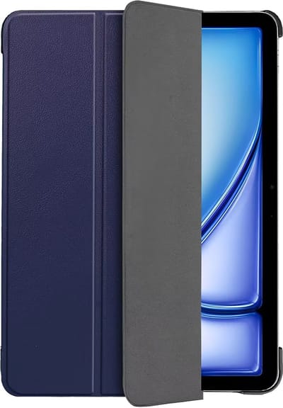 Cazy tablet Hoes geschikt voor iPad Air 13 inch (M4 2026 / M3 2025 / M2 2024) - TriFold Bookcase - Blauw