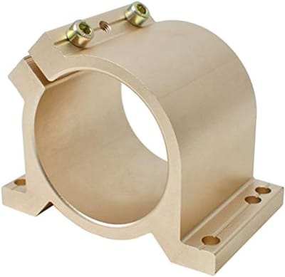 Spindelmotor Klem - Motorhouder Bevestiging - 3D Printen Graveren - Unieke Kaartsleuf - 65 mm of 80 mm - Goud