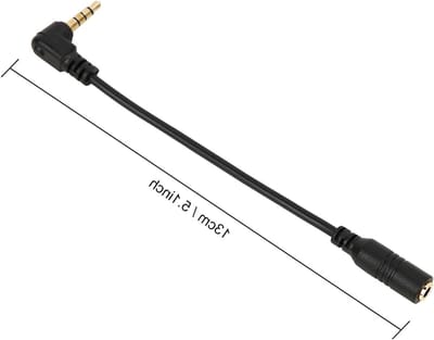 3.5mm TRS naar TRRS Adapterkabel voor Hoofdtelefoon - Connector voor Audioapparatuur en Geluidsystemen
