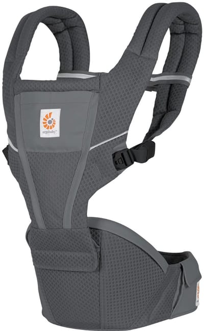Ergobaby draagzak Alta Hip Seat Baby Carrier Graphite Grey - geschikt vanaf 4 maanden