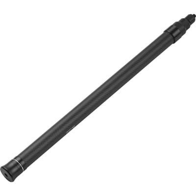 Carbon Fiber Selfie Stick Verstelbare Verlengpaal met 1/4 Inch Schroef Vervanging voor Insta 360 One X/ One X2/ One R Panoramische Camera Actie Camera 1.5m zwart