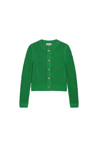 Fabienne Chapot Sun Cardigan Green Glimmer Maat: XS | Cardigans Outlet | Dames | Groen