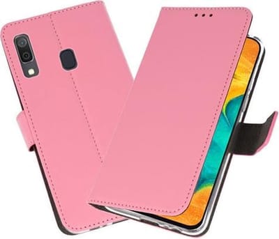 Bestcases Pasjeshouder Telefoonhoesje Samsung Galaxy A30 - Roze