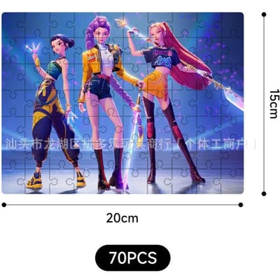 heet 8 stijl KPop Demon Hunters legpuzzel KPop Demon Hunters Rumi Mira Zoey Puzzel Model Speelgoed Leerzame puzzel verjaardagscadeau