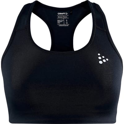 CRAFT TRAINING BRA CLASSIC Dames Sportbeha - Zwart