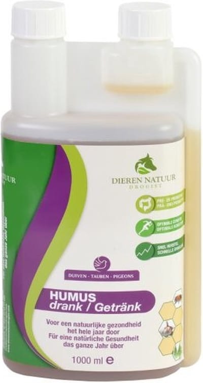De Natuurdrogist Humusdrank 1L - voor postduiven