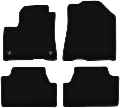 BASIC zwarte veloursmatten voor: Kia e-Soul II / Soul EV hatchback (2020-)