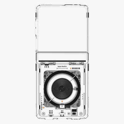 Spigen Ultra Hybrid MagFit - Hoesje Geschikt voor Samsung Galaxy Z Flip 7 - Compatibel met MagSafe / Qi2 - Back Cover Neo One