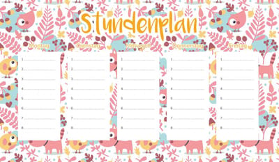 Wallvy - Magnetisch Lesrooster - Roze Dieren - 30x17,5cm