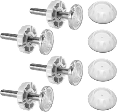 4-delige Poortuitbreidingsset met Stang en Wandbeveiliging voor Huisdieren, Inclusief Bevestigingsschroeven en Spindels voor Extra Veiligheid en Stabiliteit