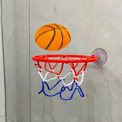 Ensemble de mini basketball de sport pour enfants, poignet coordonné, balle élastique en caoutchouc solide, jeu de table de tir, jouet orange