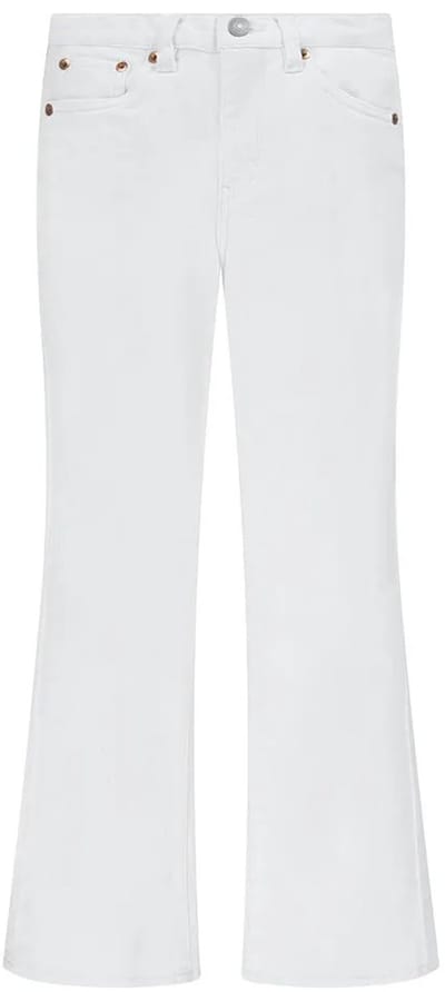 Levi´s ® Kids 726 High Rise Flare Jeans Broek Wit 8 Years Meisje