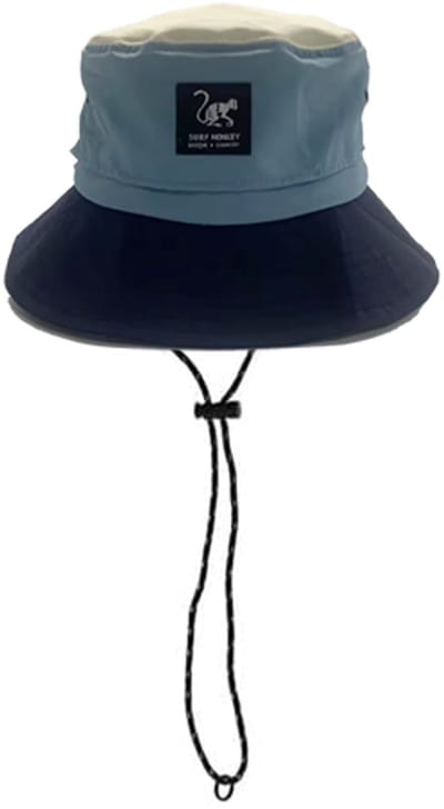 Waterdichte booniehoed voor heren/dames - One size - Opvouwbaar (blauw)