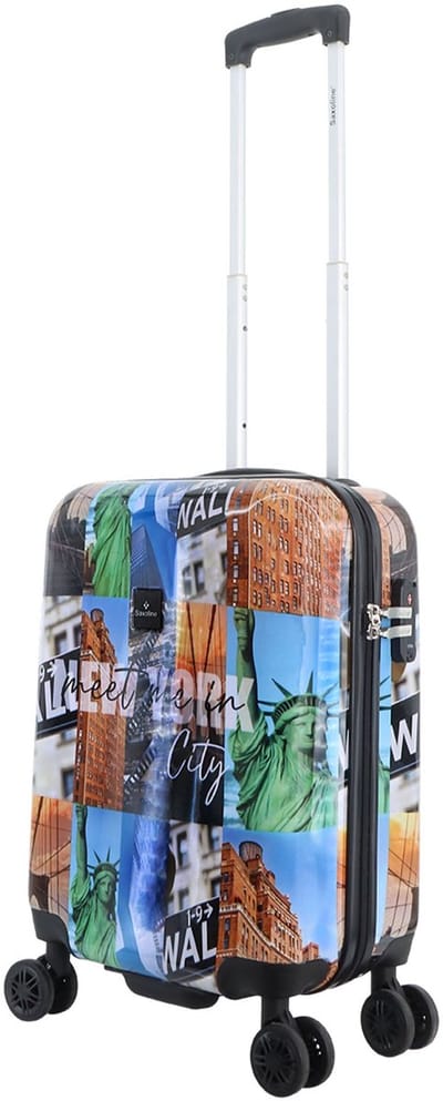 Saxoline - The Big Apple | Handbagage / Harde koffer / Trolley / Reiskoffer - (Small) Printed - Bedrukt / Small