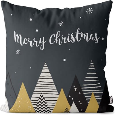 Kleurrijk kussenhoes polyester 80x80 cm waterafstotend UV bestendig voor binnen en buiten