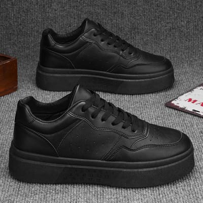 Nieuwe Stijl Zomer Herenschoenen Ademende Witte Schoenen voor Heren Koreaanse Stijl Trendy Veelzijdig Sneakers met Dikke Zool Casual Board Schoenen 44
