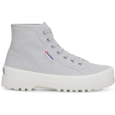 Superga Dames/Dames 2341 Cotu Alpina Hoge Tops (Grijs Zilver/Avorio)