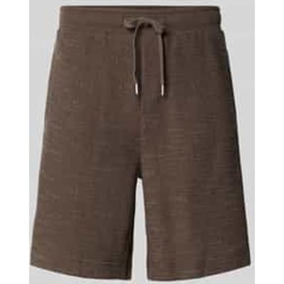 relaxed fit sweatshorts van katoenmix