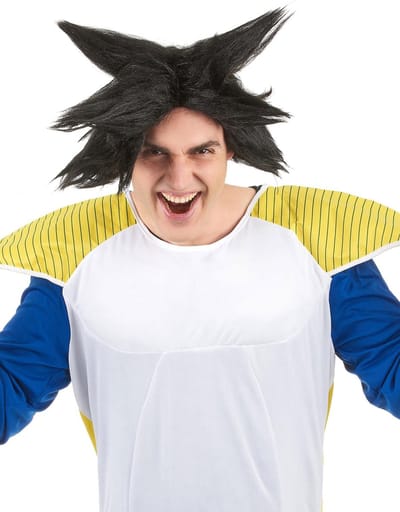 Zwarte manga pruik voor vrouwen - Verkleedpruik - One size