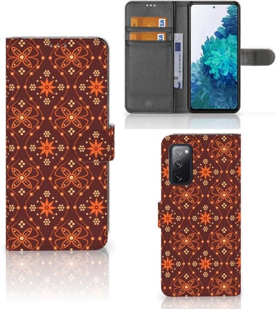 Samsung Galaxy S20 FE Telefoon Hoesje Batik Brown