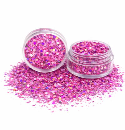 GlittersXL® - Chunky Glitters (Roze) - Biologisch Afbreekbaar Festival Glitters - Biodegradable Glitters voor Lichaam - Glitters Gezicht Dames