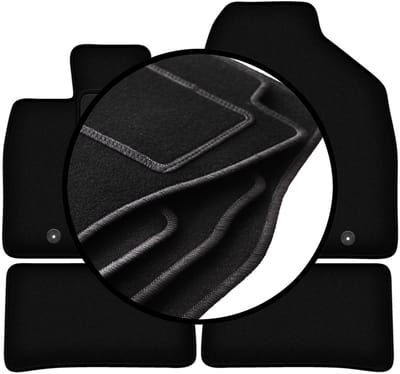 Complete set veloursmatten voor: Lexus CT 200H hatchback (2010-2020)
